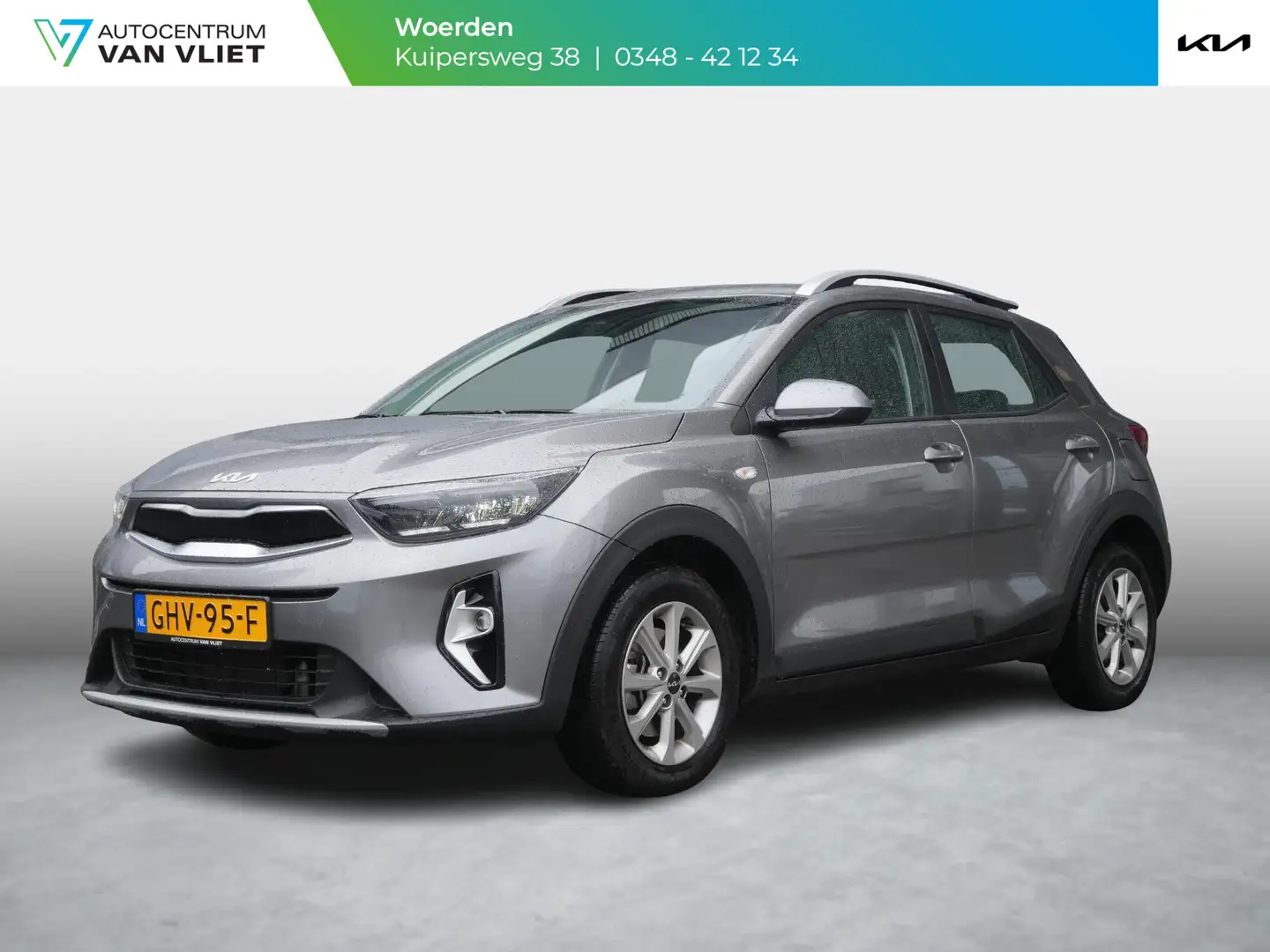 Kia Stonic 1.0 T-GDi MHEV DynamicLine | Cruise | Clima | Came Grijs - 1