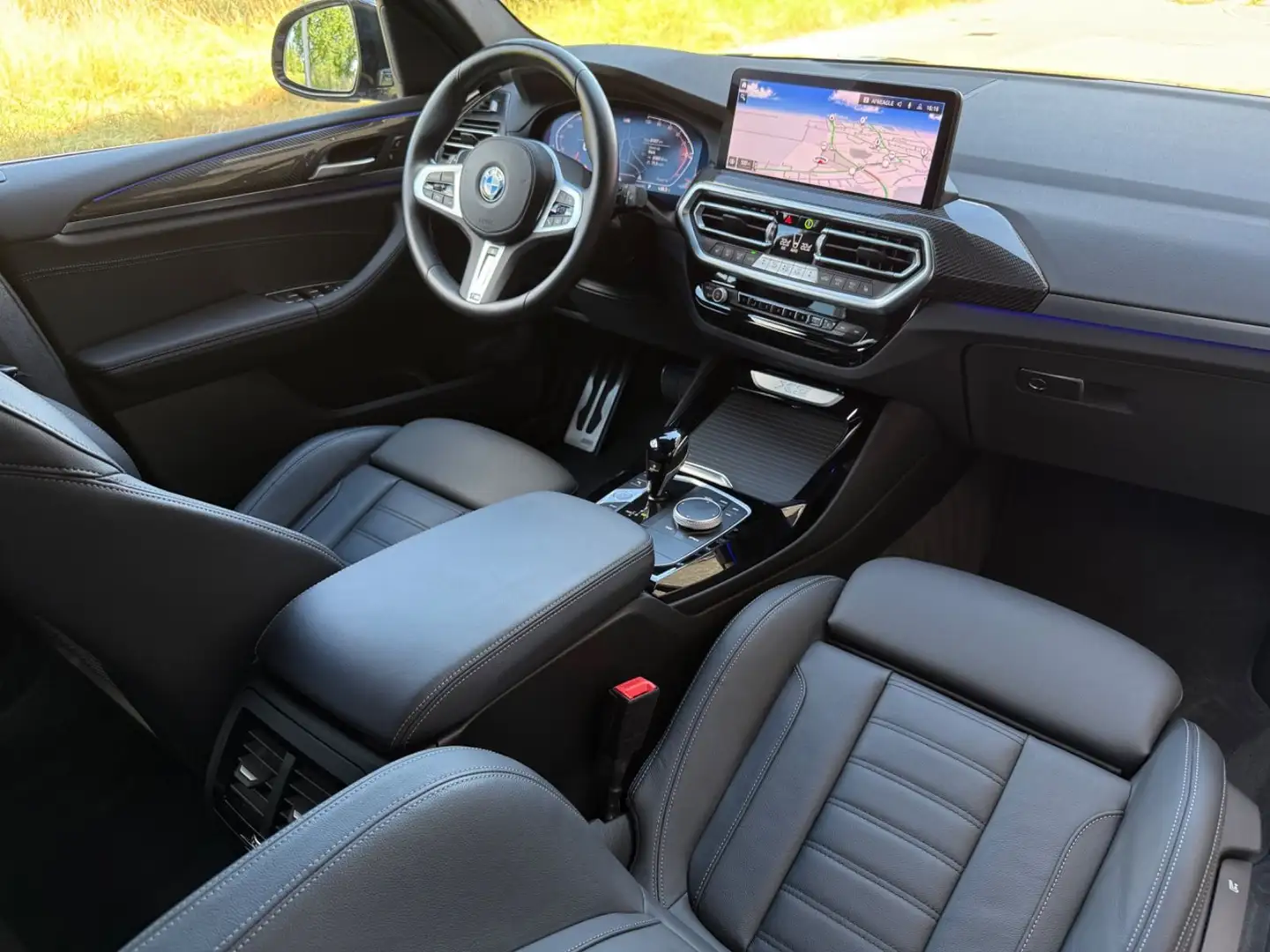 BMW X3 xDrive 30 d M Sport Standhzg Carbon AHK 21" Bleu - 2