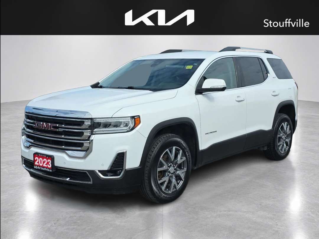 White 2023 GMC Acadia SUV / Crossover Four-Wheel Drive 9-Speed Automatic