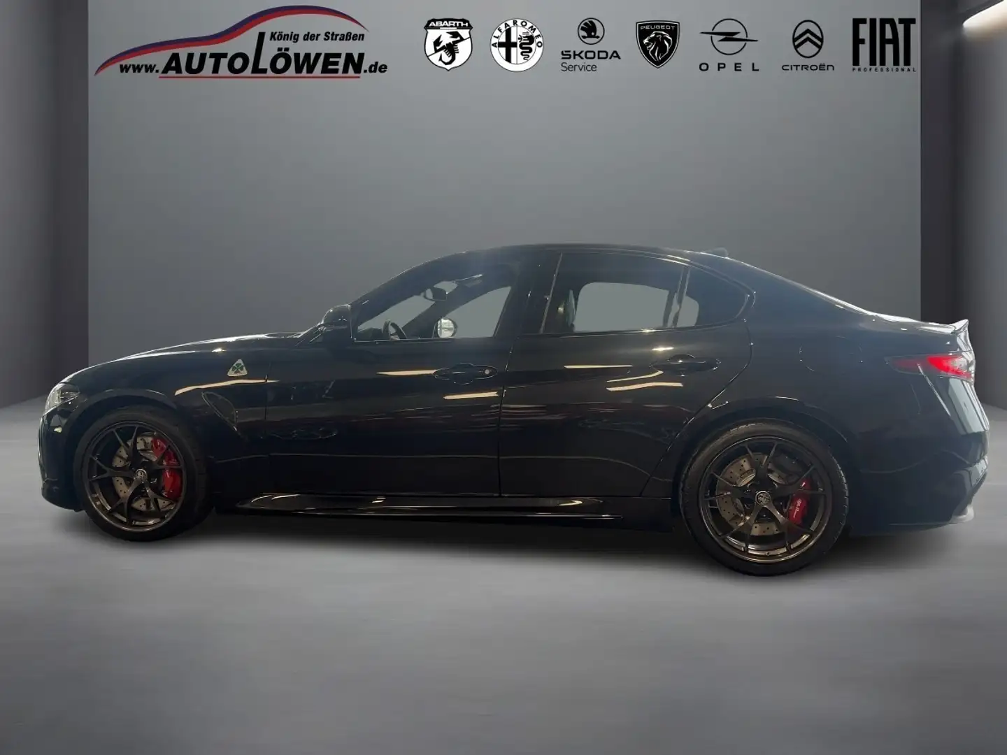 Alfa Romeo Giulia 2.9 V6 Bi-Turbo Quadrifoglio (EURO 6e) 520 PS Černá - 2