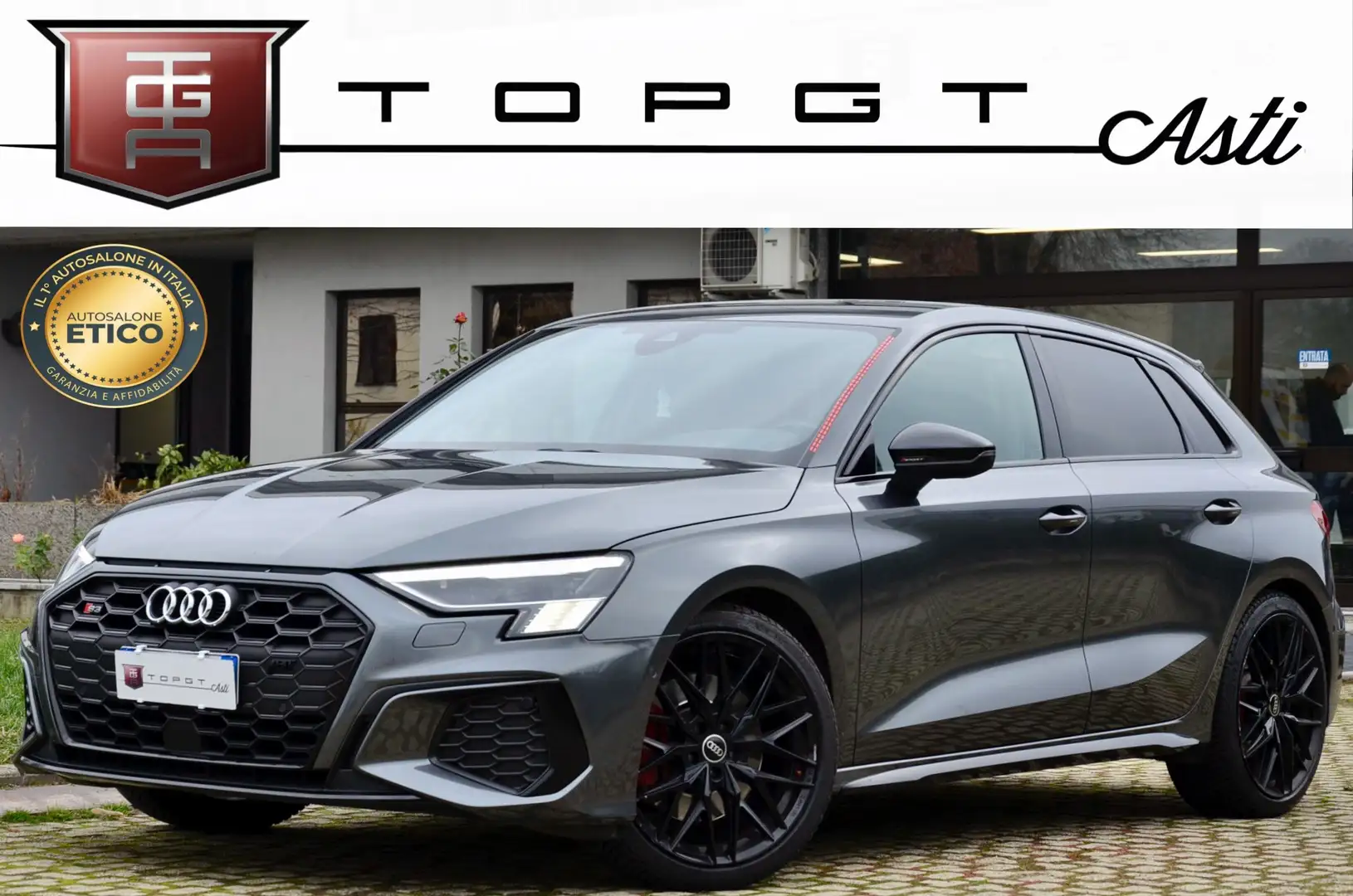 Audi S3 SPB 2.0 tfsi quattro 310cv s-tronic GARANZIA AUDI Grigio - 1