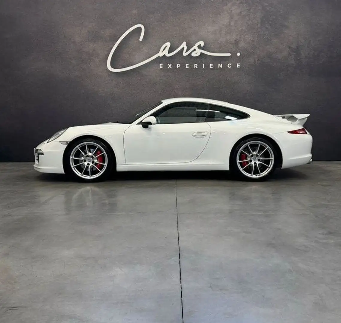 Porsche 991 991.1 Carrera S 3.8 400cv – FRANÇAISE VOLANT SPORT DESIGN AEROKIT CUP PASM ECHAPPEMENT BOITE MANUELLE - Weiß - 2