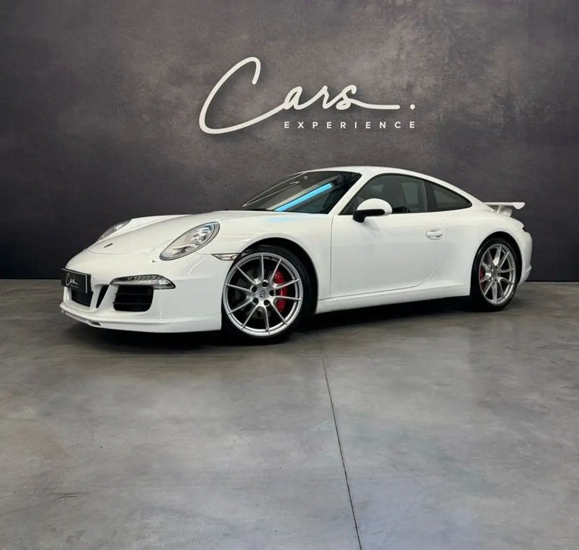 Porsche 991 991.1 Carrera S 3.8 400cv – FRANÇAISE VOLANT SPORT DESIGN AEROKIT CUP PASM ECHAPPEMENT BOITE MANUELLE - Weiß - 1