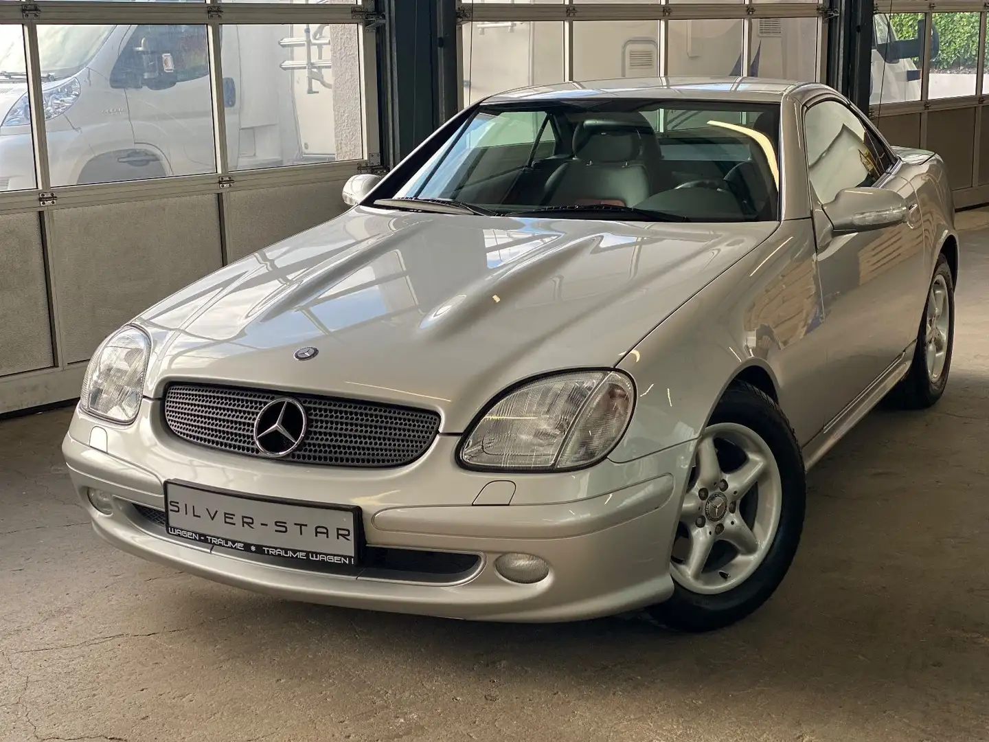 Mercedes-Benz SLK 200 K. 1.Hand nur 33.TKM TOP! Zilver - 1