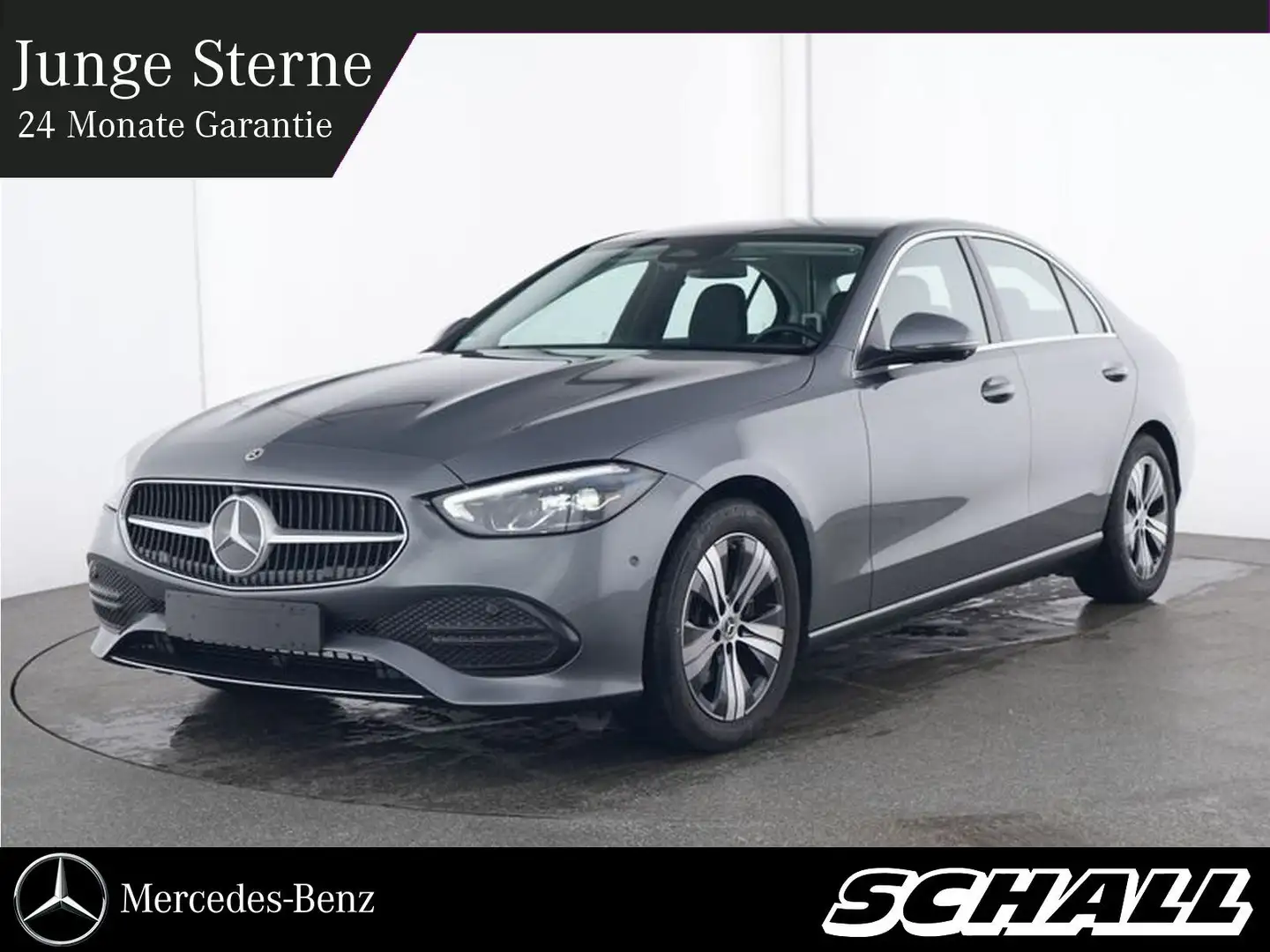 Mercedes-Benz C 180 AVANTGARDE+LED+NAVI+360°+LENKHZG+AMBIENTE Grau - 1