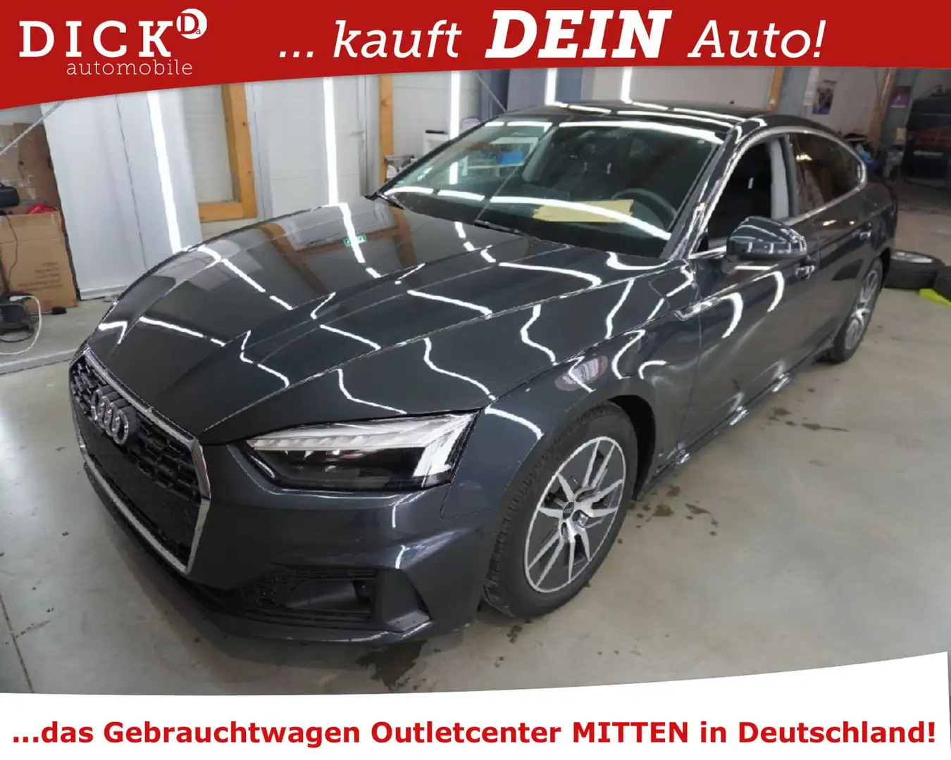 Audi A5 SB 40TDI quatt Aut.  PANO/MATRI/NAV/HUD/KEY Grau - 1