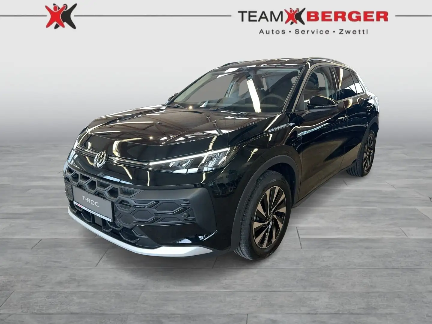 Volkswagen T-Roc Life eTSI DSG Schwarz - 1