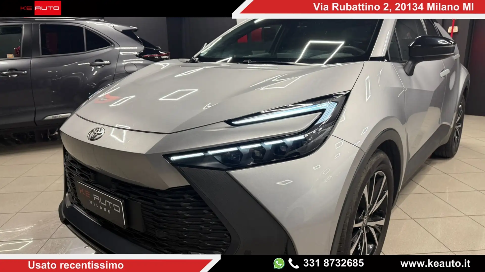 Toyota C-HR C-HR II 2023 1.8 hev Trend fwd e-cvt Argento - 1