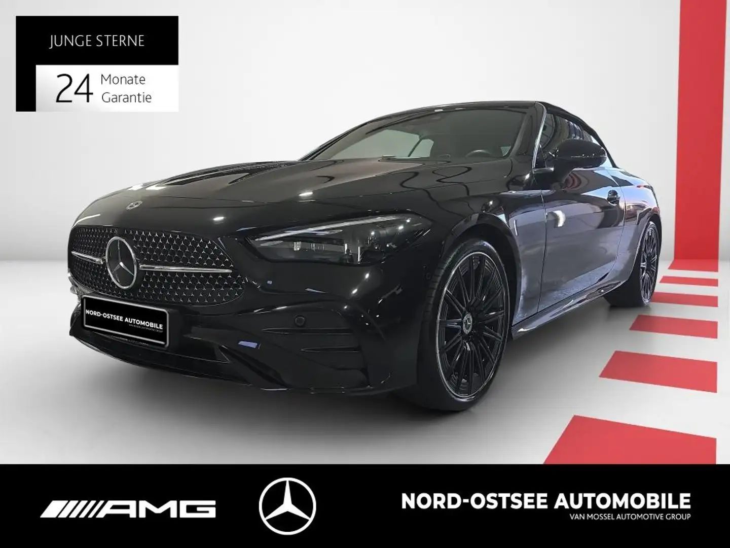 Mercedes-Benz CLE 220 d CABRIO AMG PREMIUM+ NIGHT AHK DISTRO Noir - 1