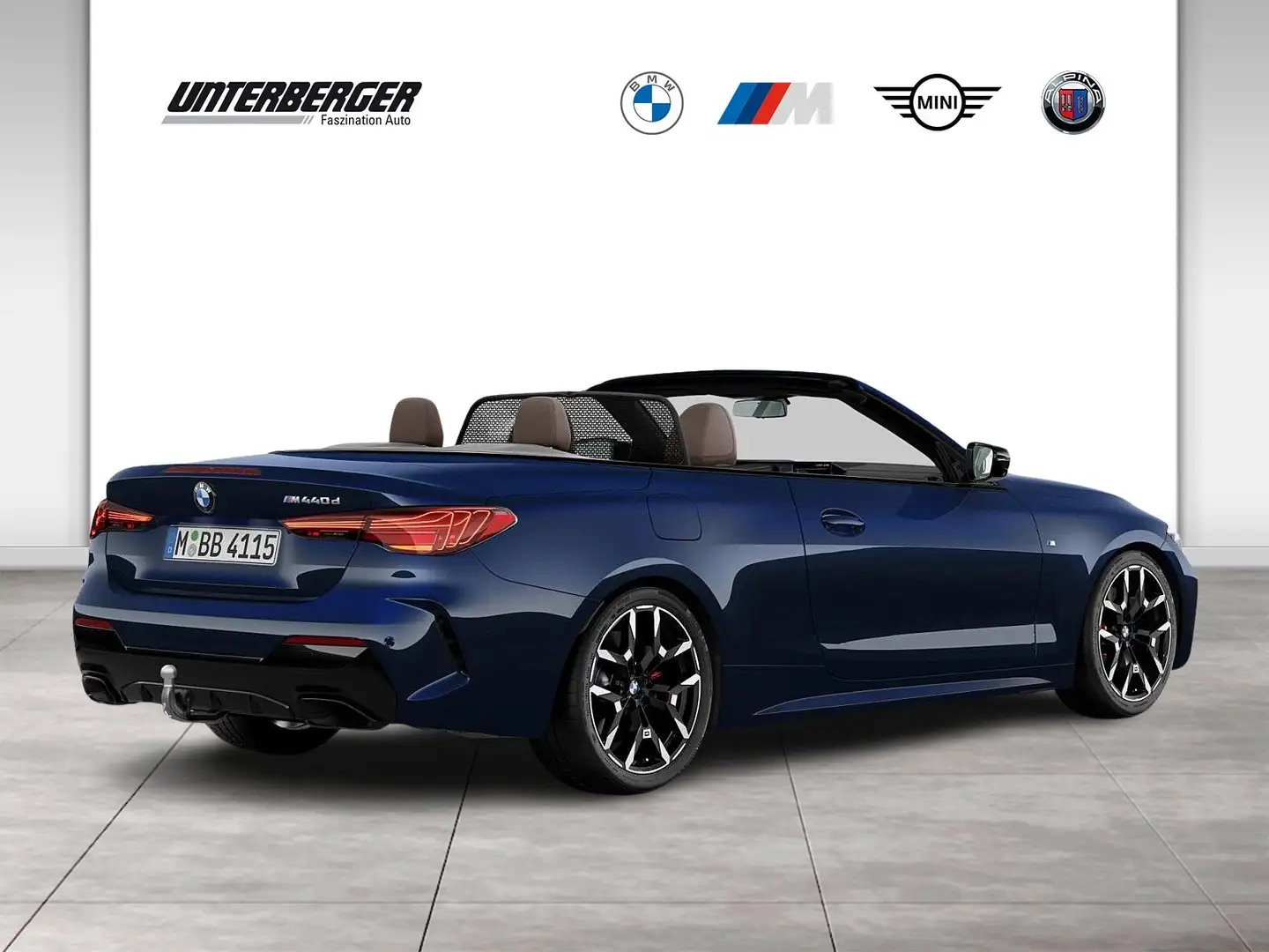 BMW 440 M440d xDrive Cabrio Pro AHK ACC 360° HUD HK ALED Blau - 2