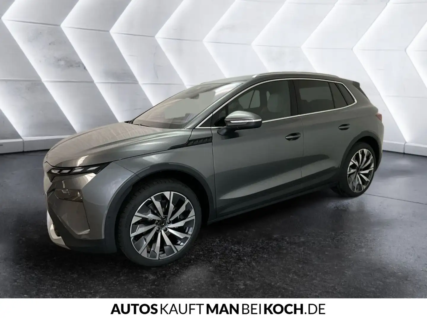 Skoda Elroq 60 Maxx Winter AHK Chrom Wärmepumpe Navi Grijs - 2