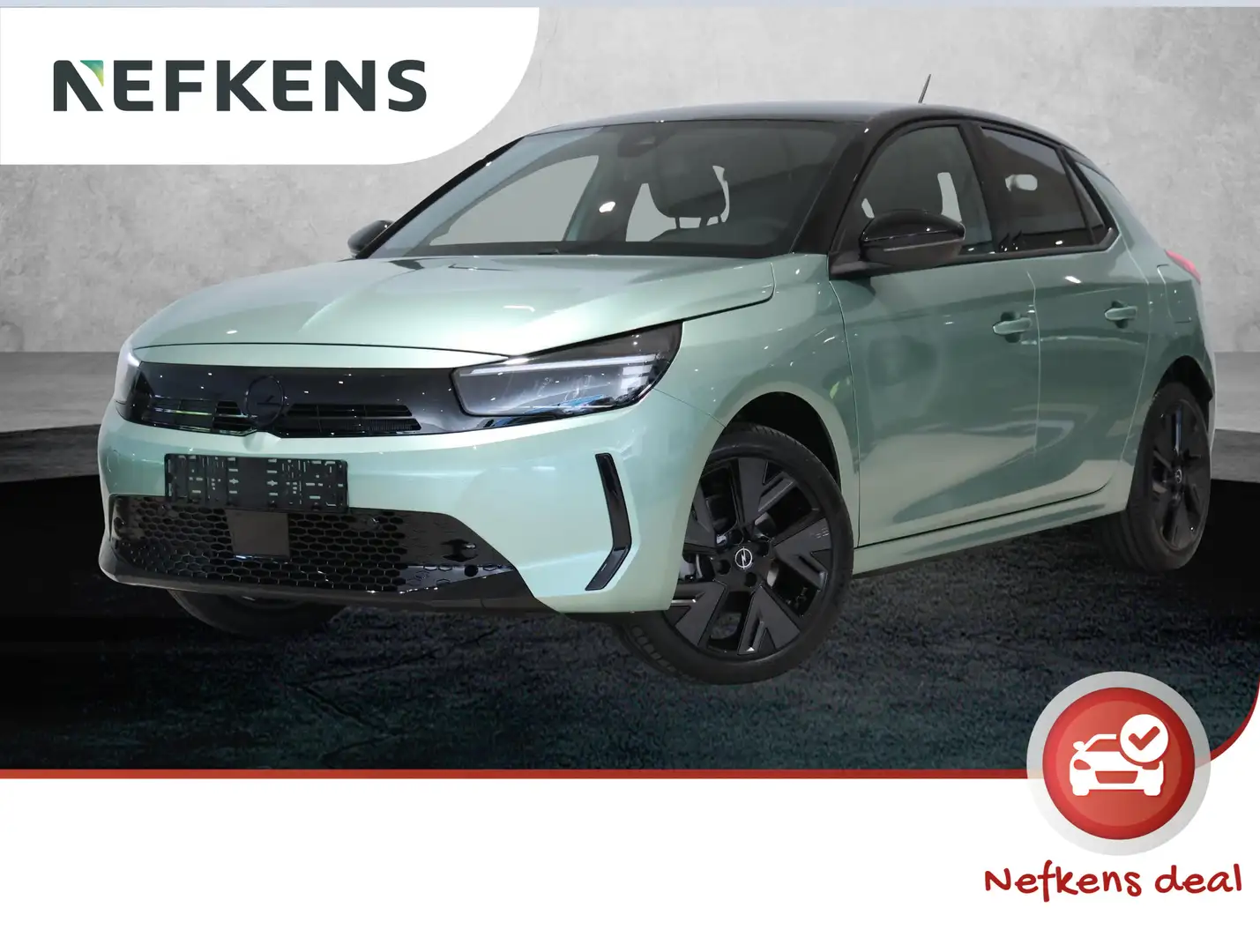 Opel Corsa-e Electric Long Range Yes 51 kWh 156 pk | Showmodel Groen - 1