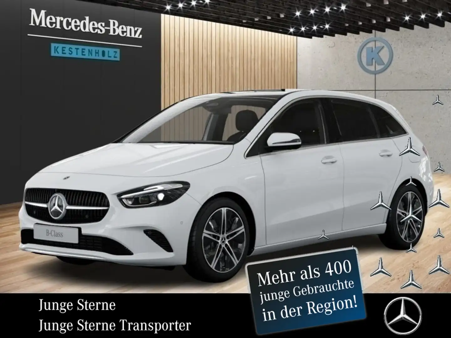 Mercedes-Benz B 200 *Progressive*MBUX*Sportausp.*PANO*KAMERA Weiß - 1