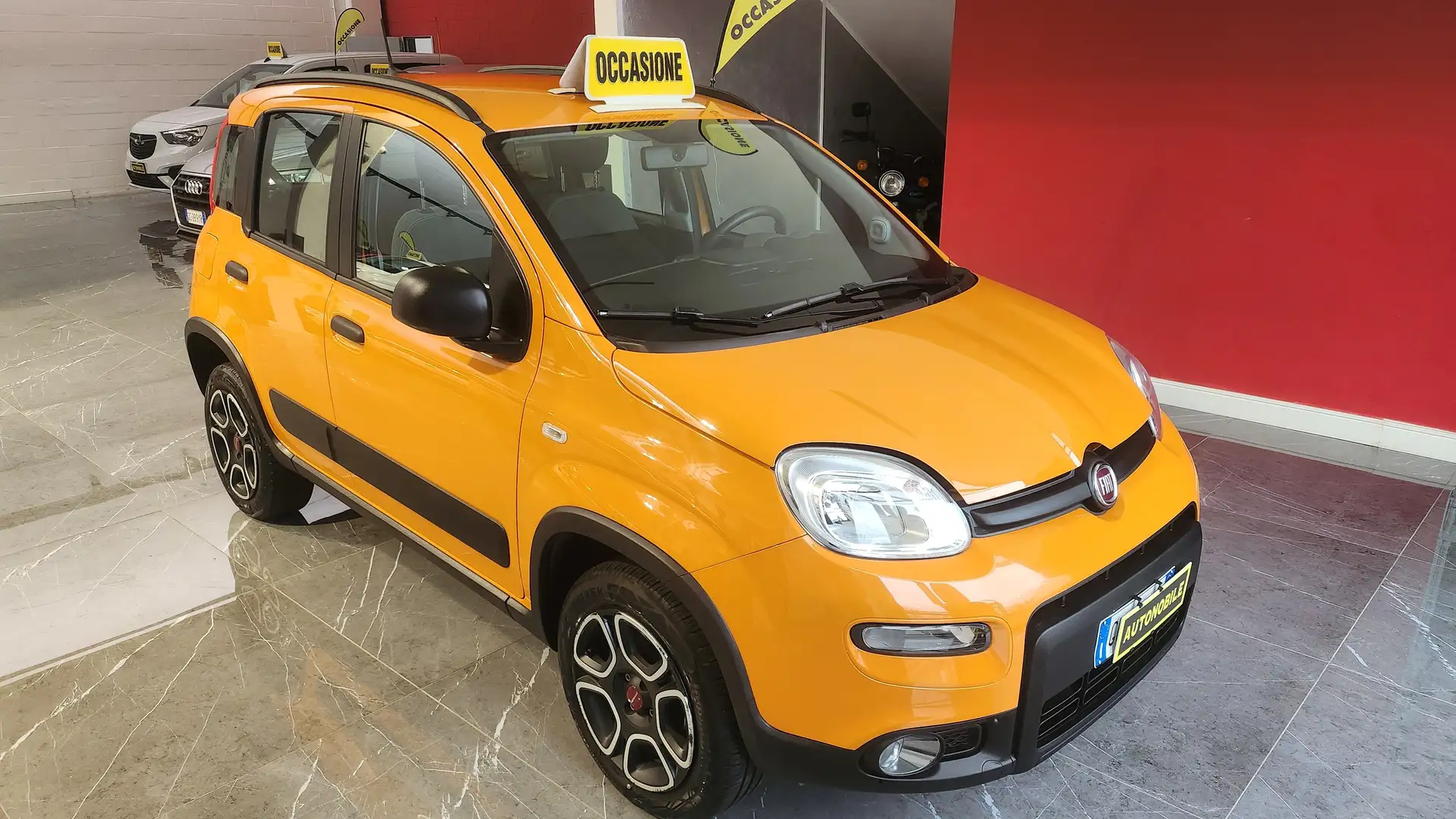 Fiat Panda Panda  0.9 t.air t. cross METANO Targa GE873ZJ Arancione - 2