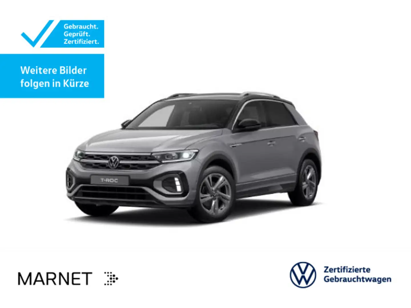 Volkswagen T-Roc T-ROC 1.5 TSI DSG R-LINE*LED*AHK*KAMERA*PDC*SHZ* Gris - 1