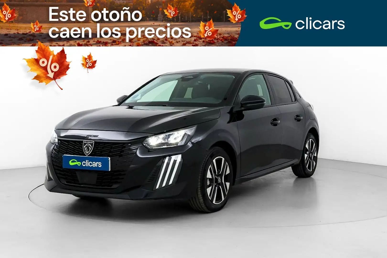 Peugeot 208 1.2 Hybrid Allure e-DCS6 100 Negro - 1