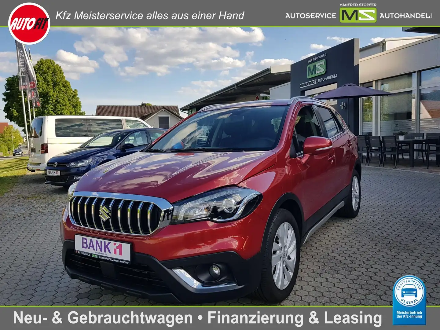 Suzuki SX4 S-Cross Comfort 1.4 Boosterjet 4x2 KLIMAAUTOMATIK+AHK+NAVI Rojo - 1