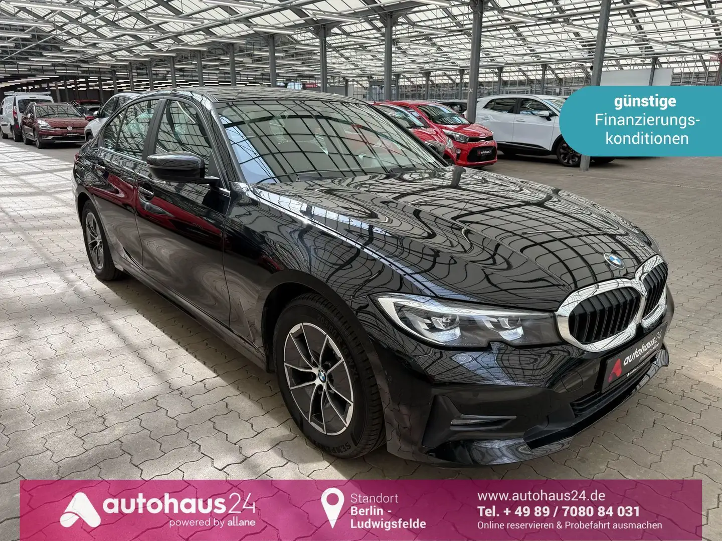 BMW 318 d Mild Hybrid  Advantage|AHK|LED|Sitzhzg Noir - 1