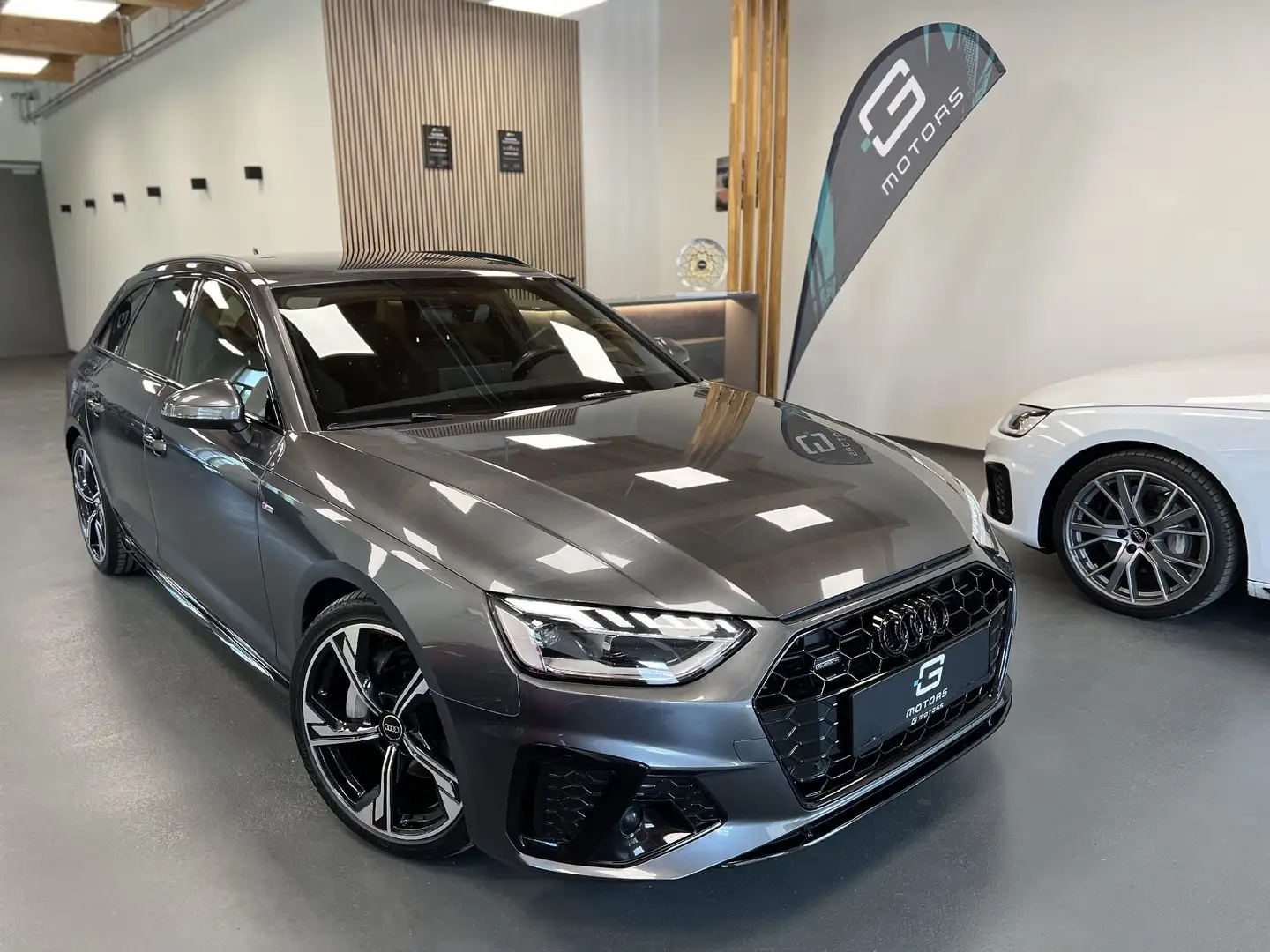 Audi A4 40 TDI Q 3X SLINE DAYTONA BLACK EDITION VIRTUAL A Grau - 1