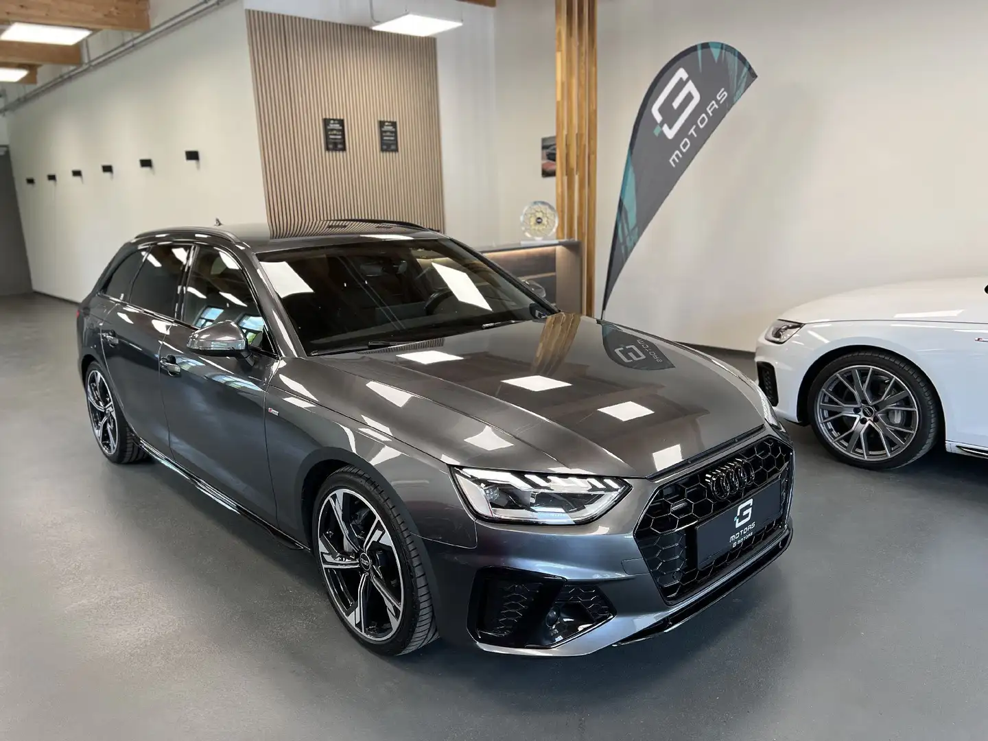 Audi A4 40 TDI Q 3X SLINE DAYTONA BLACK EDITION VIRTUAL A Grau - 2