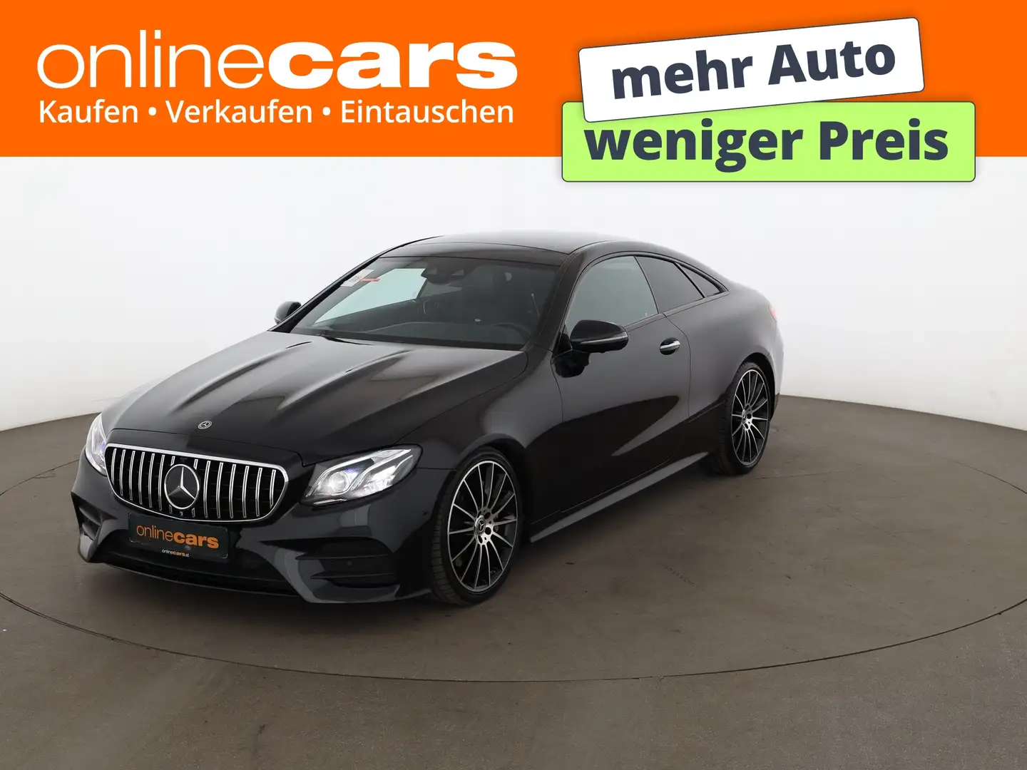Mercedes-Benz E 400 4Matic AMG-Line Aut LED 360-CAM SKY DESIGNO Schwarz - 1