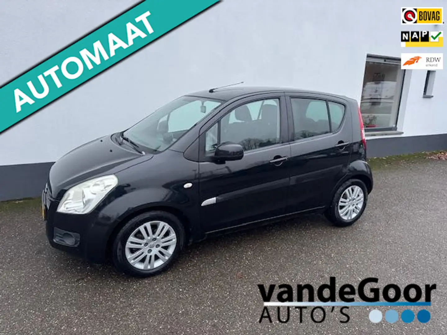Suzuki Splash 1.2 Exclusive, '11, aut., 109000 km, in een keurig Noir - 1
