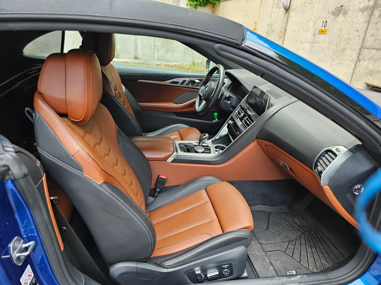 BMW 840 840d xDrive Cabrio Bleu - 2