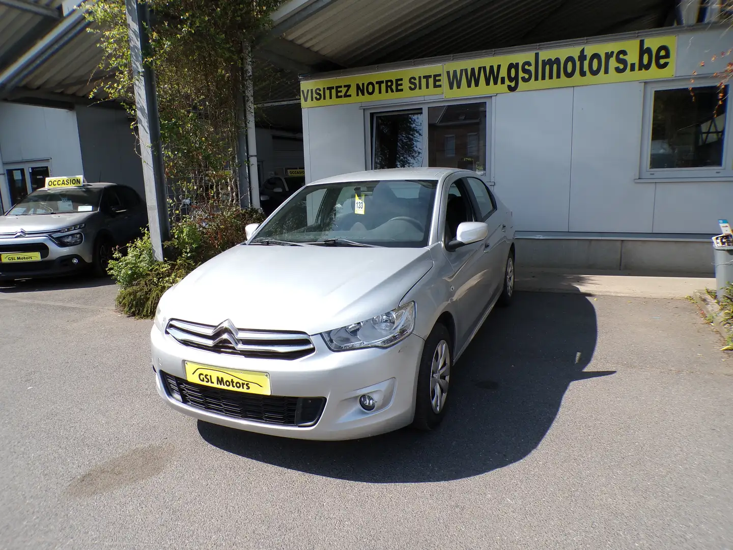 Citroen C-Elysée 1.2i 72cv Gris Alu 07/13 Airco Bluetooth Radio USB Zilver - 1