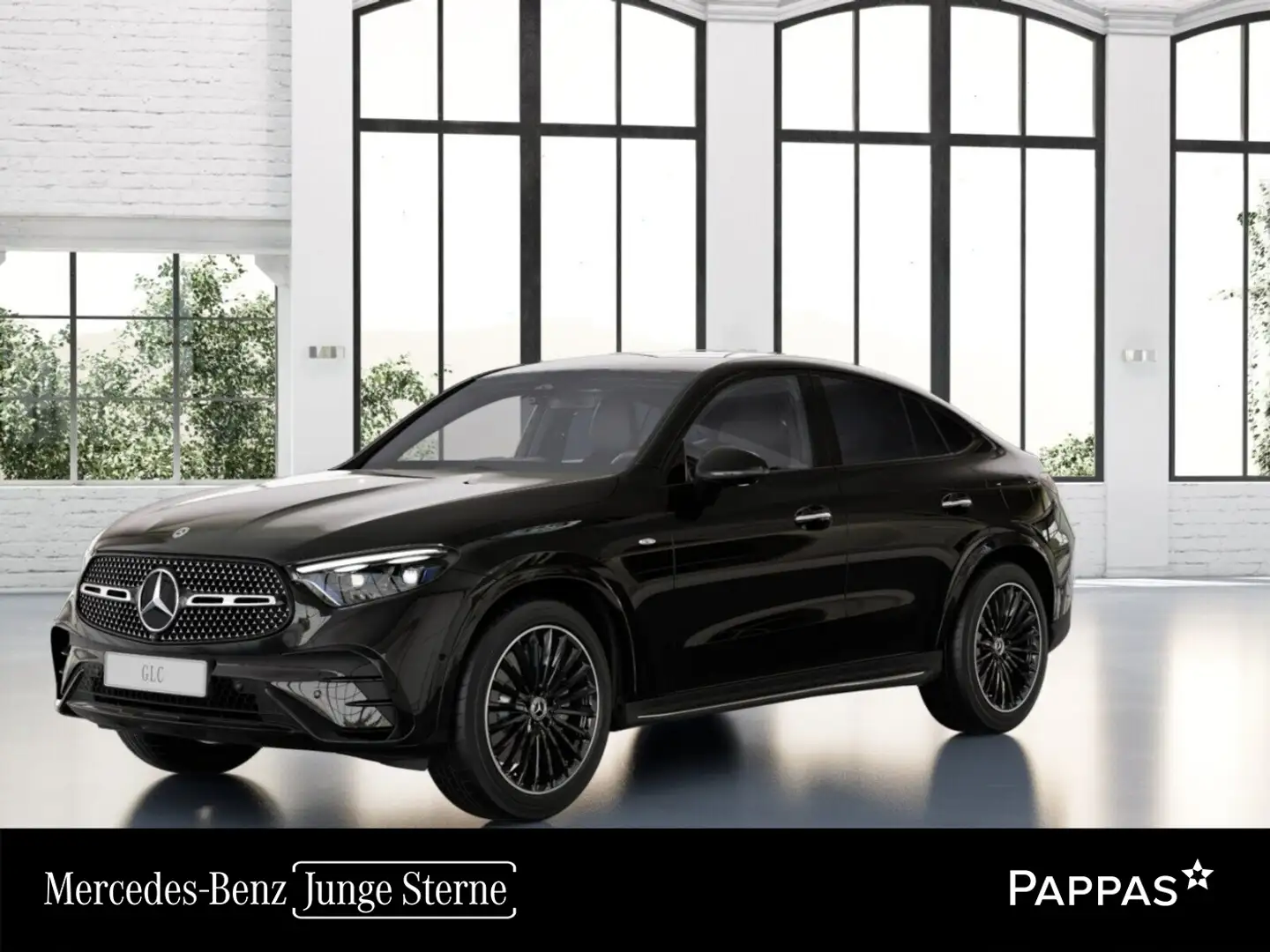 Mercedes-Benz GLC 300 de 4MATIC Coupé mit EQ Hybrid Technologie *AMG Lin Schwarz - 1