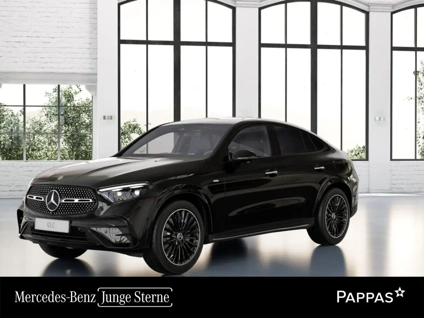 Mercedes-Benz GLC 300 de 4MATIC Coupé mit EQ Hybrid Technologie *AMG Lin Schwarz - 1