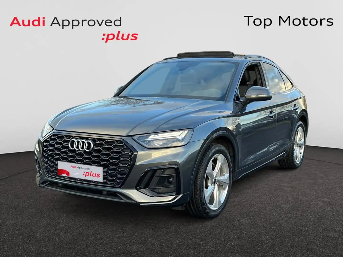 Audi Q5 Sportback 2J GARANTIE*TDI 163pk*S-LINE*AUTOMAAT*SCHUIFDAK*CAMERA*TOPWAY.BE Gris - 1