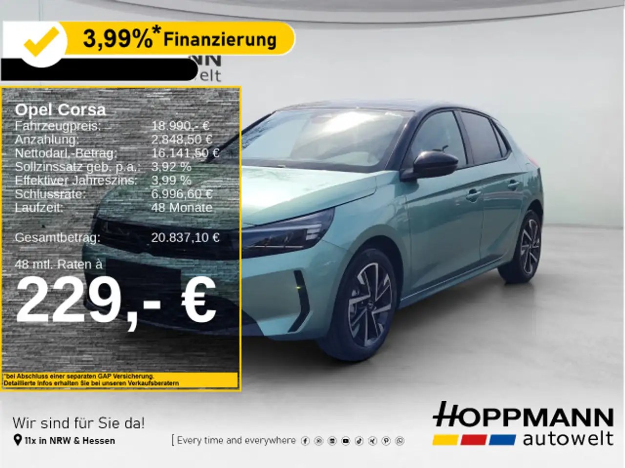 Opel Corsa YES*PDC*SHZ*LHZ*Klima*CarPlay