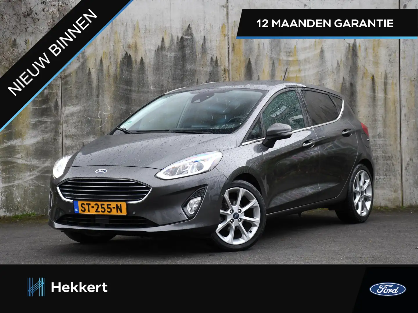 Ford Fiesta Titanium 1.0 EcoBoost 100pk NAVI | DAB | B&O | CAM Gris - 1