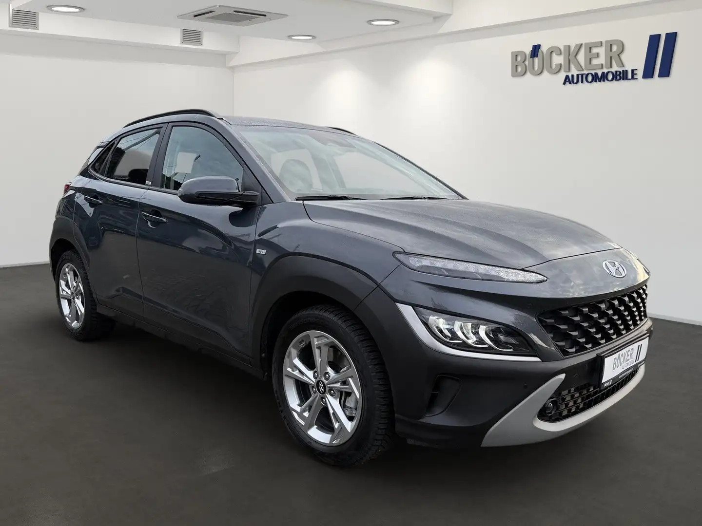 Hyundai KONA 1.0 T-GDi 48V Trend AHK LED KRELL Bluetooth Grau - 2