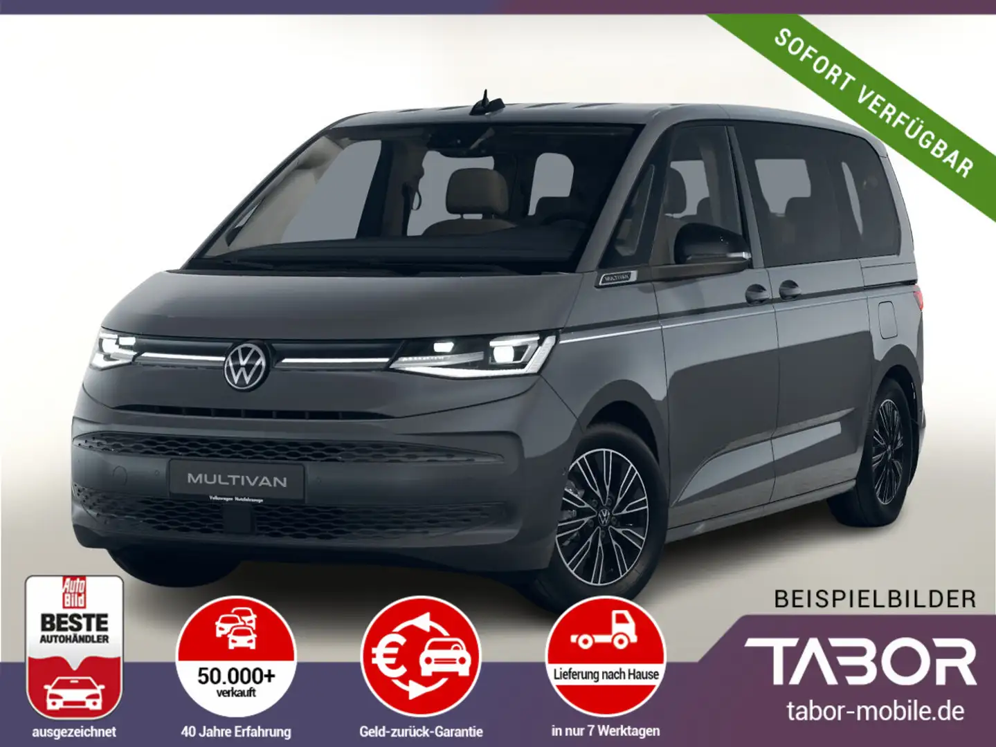 Volkswagen T7 Multivan 2.0 TDI 150 DSG Style Matrix Keyl Grau - 1