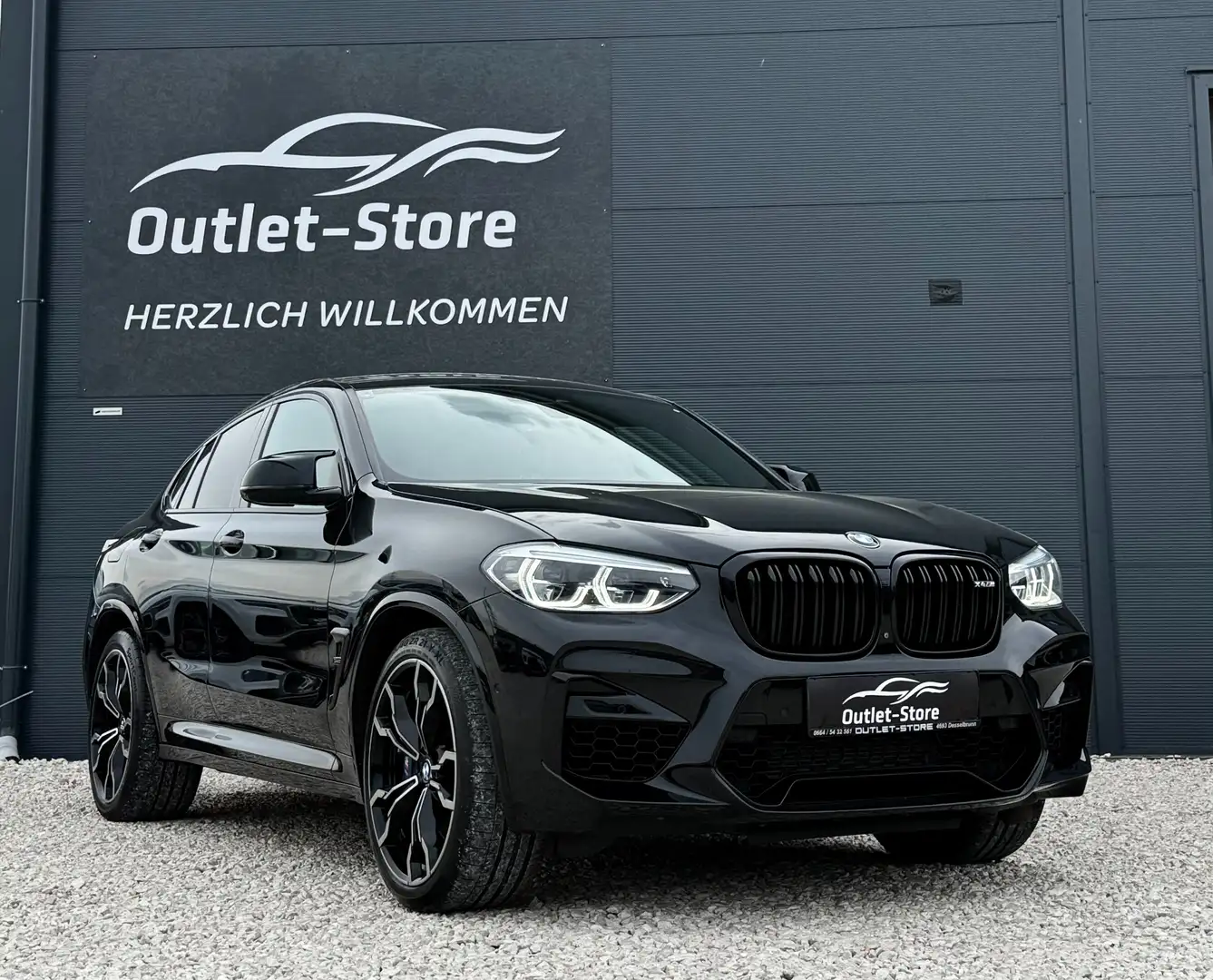 BMW X4 M Competition*1.Besitz*Carbon*Gestik*Harman*MWST* Schwarz - 1