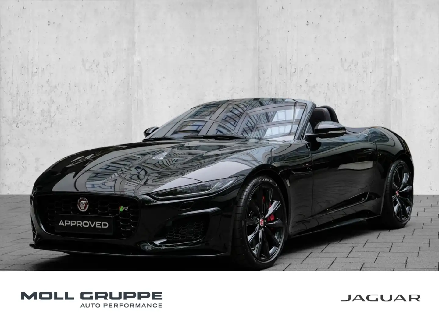 Jaguar F-Type Cabriolet P575 R NAVI LED KEYLESS PDC Schwarz - 1