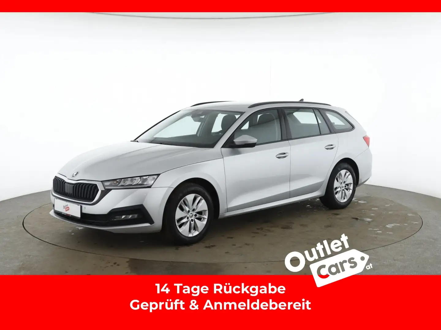 Skoda Octavia Combi 2.0 TDI Ambition LED+NAVI+KeyLess Silber - 1