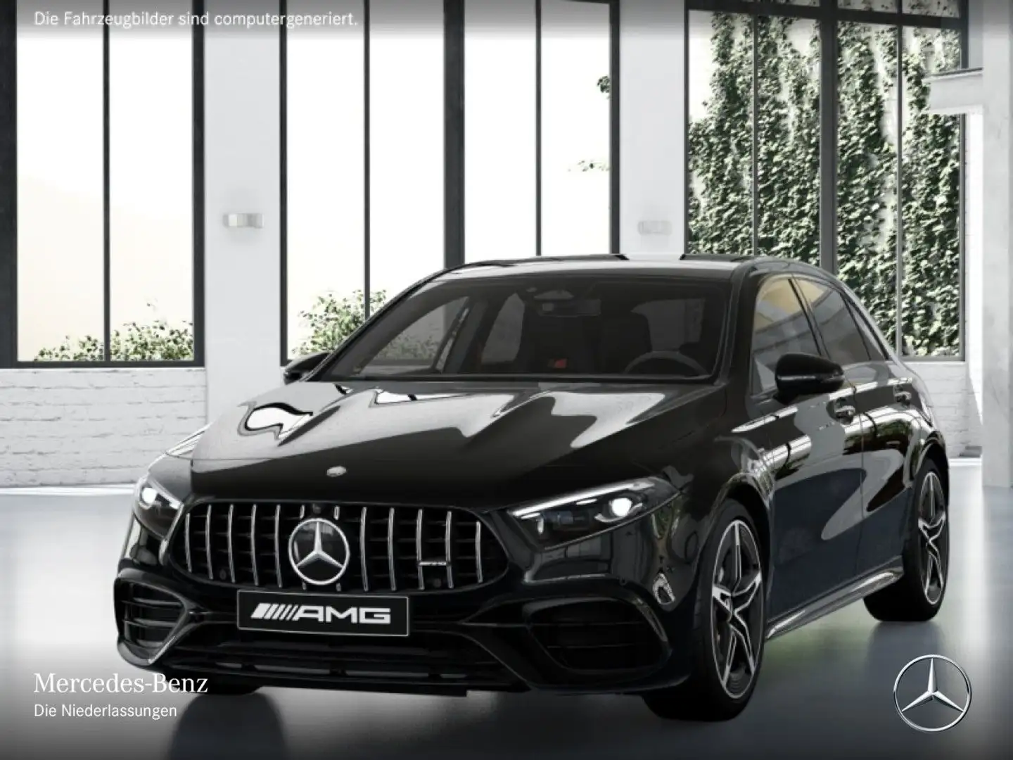 Mercedes-Benz A 45 AMG A 45 S 4M Kompakt DRIVERS+PANO+360°+MULTIBEAM+8G Schwarz - 2
