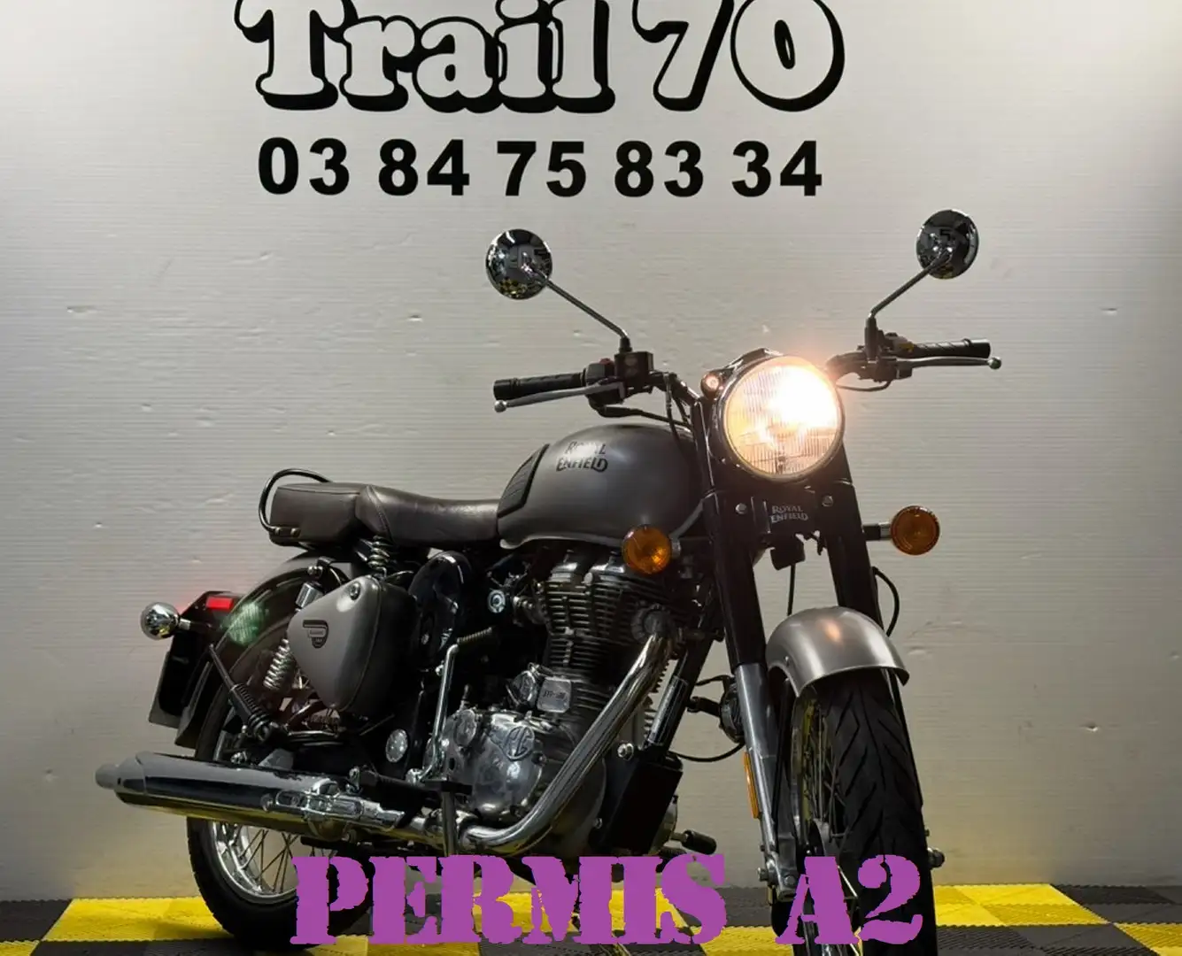 Royal Enfield Classic Grau - 1