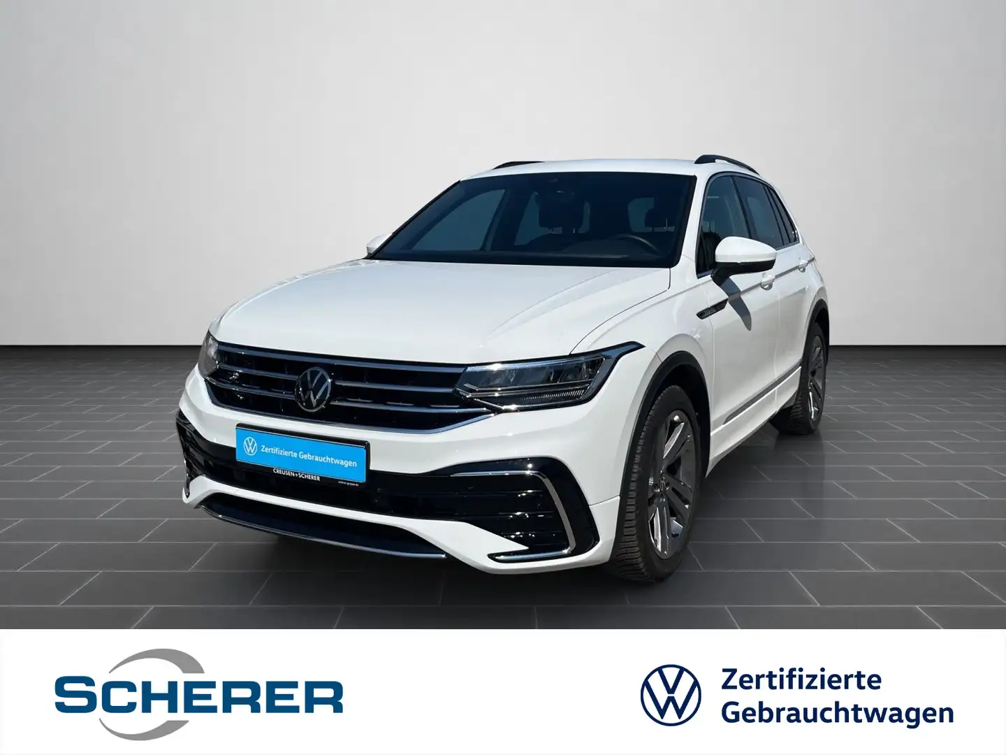 Volkswagen Tiguan 1.5 TSI DSG R-Line NAVI SHZ ACC LED RFK A Weiß - 1