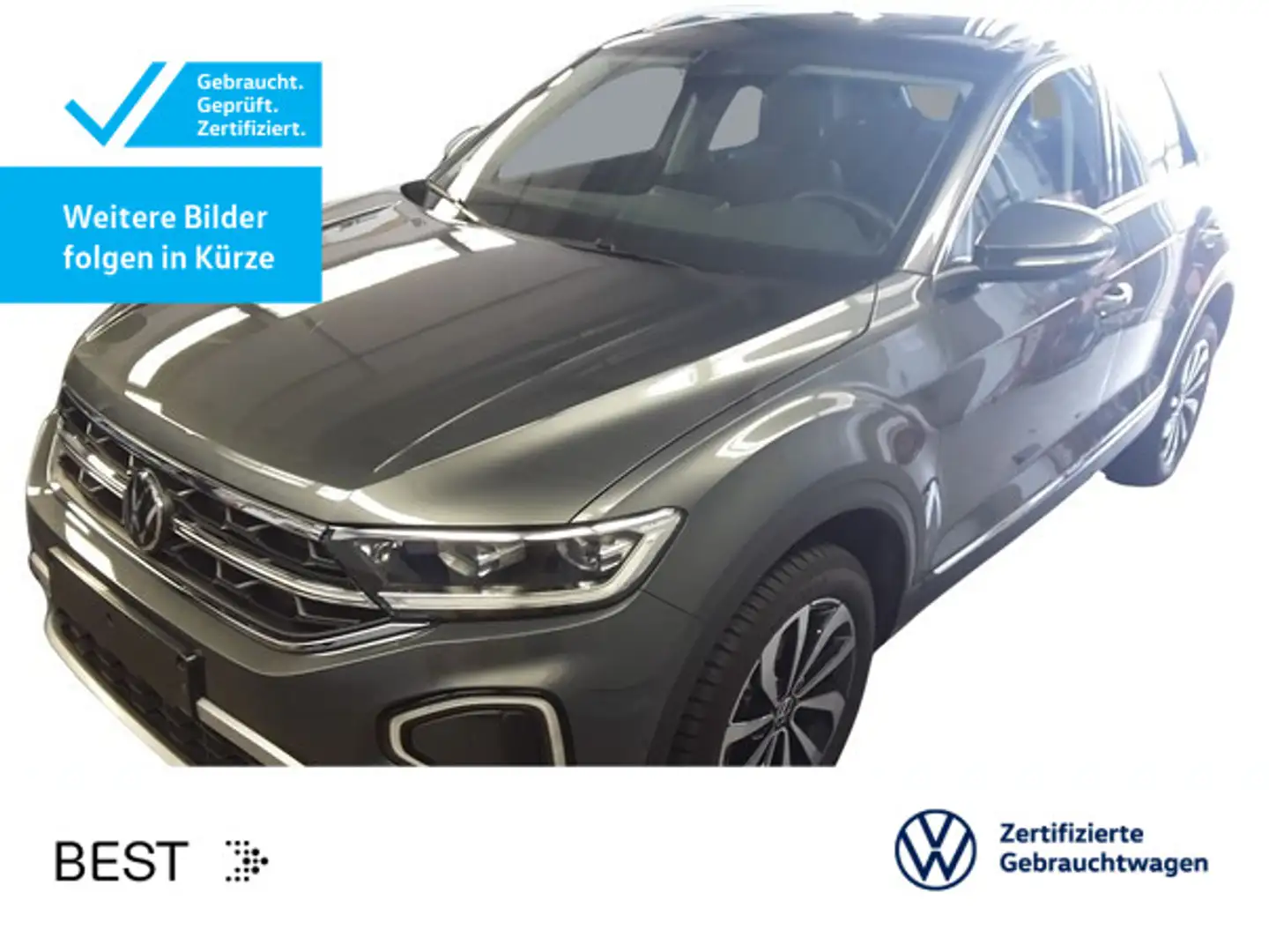 Volkswagen T-Roc T-ROC 1.5 TSI DSG STYLE*IQ.LIGHT*AHK*KAMERA*PDC* Grau - 1