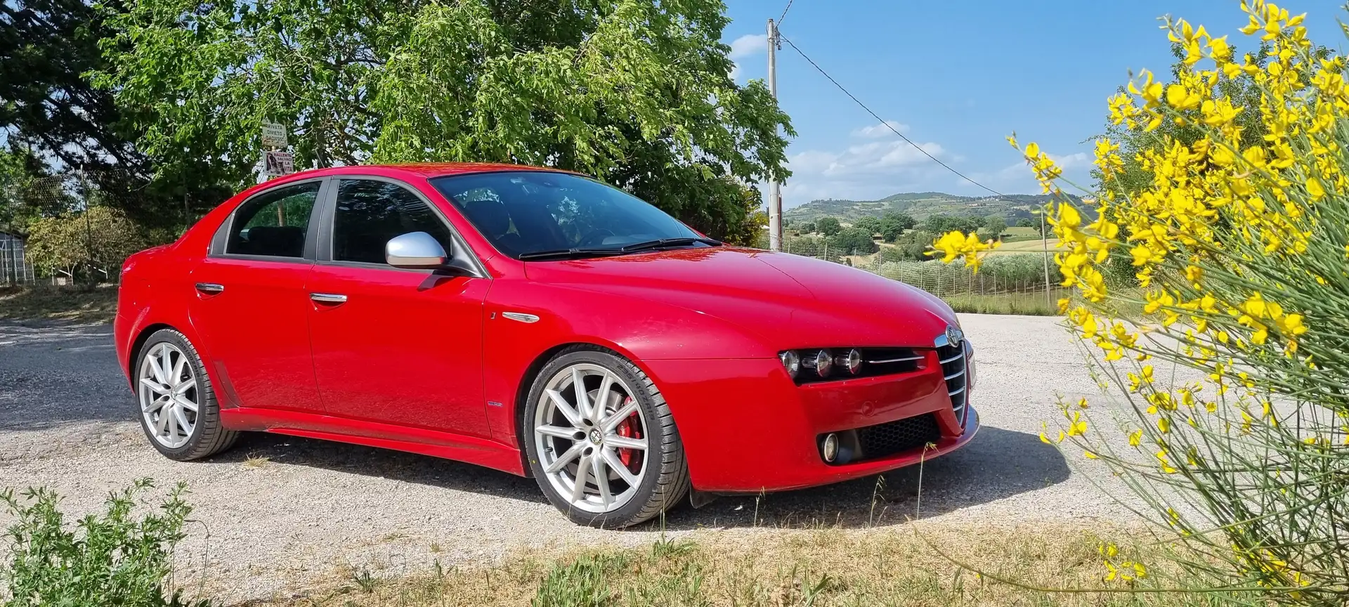 Alfa Romeo 159 159 Berlina 1750 tbi Distinctive TI pack 200cv Rosso - 1