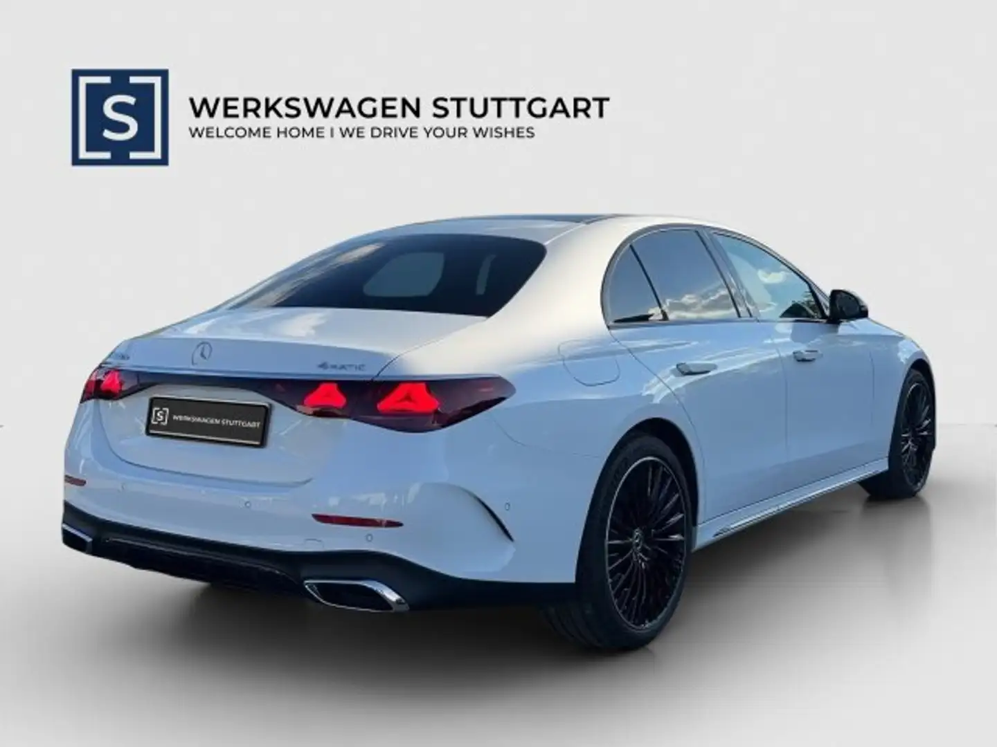 Mercedes-Benz E 300 E 300 de AMG Line Premium Plus 4Matic Leder Nappa Weiß - 2