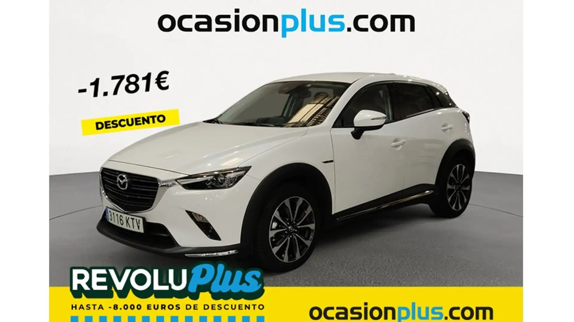 Mazda CX-3 2.0 Skyactiv-G Zenith 2WD Aut. 89kW Weiß - 1
