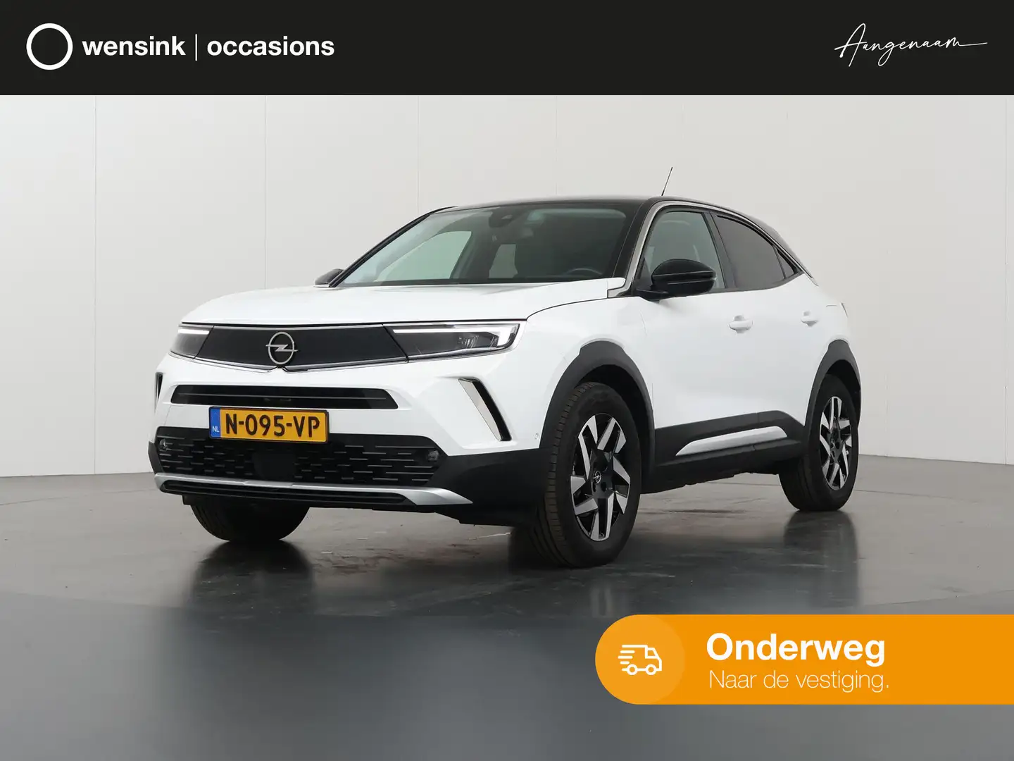 Opel Mokka-E Elegance 50-kWh 7.4kw bl. | DAB | Stoel/Stuurverwa Wit - 1