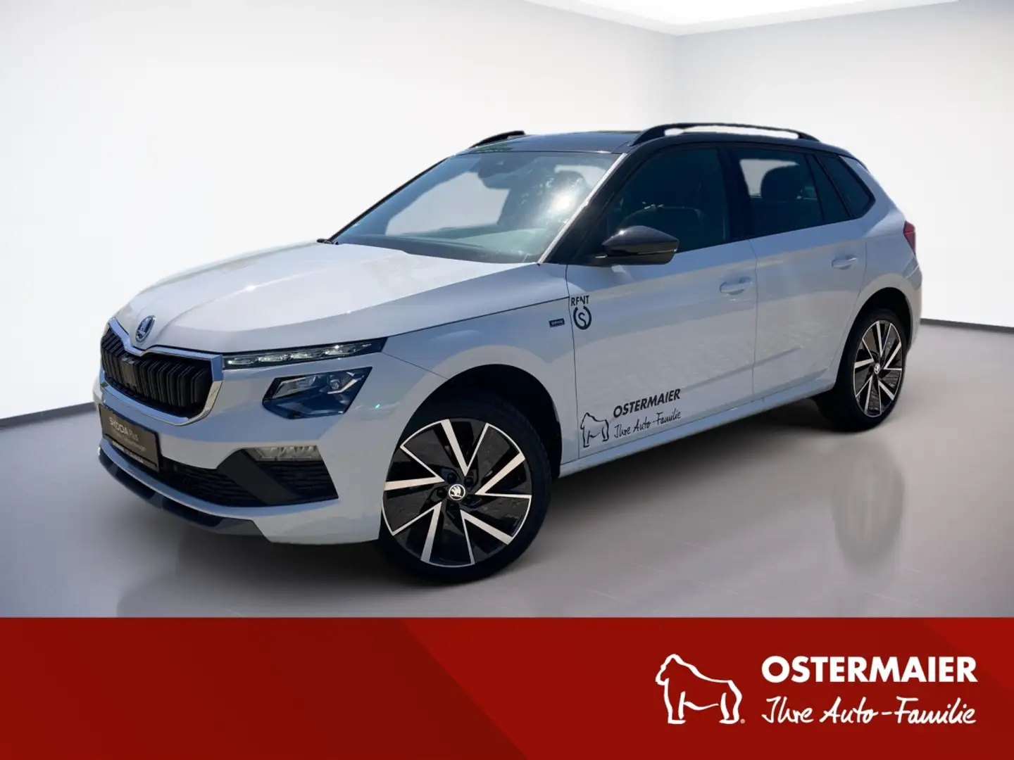 Skoda Kamiq Drive 1.5TSI MATRIX.NAV.DSG.ASSIST.KAM.AHK.PANO.2x Weiß - 1