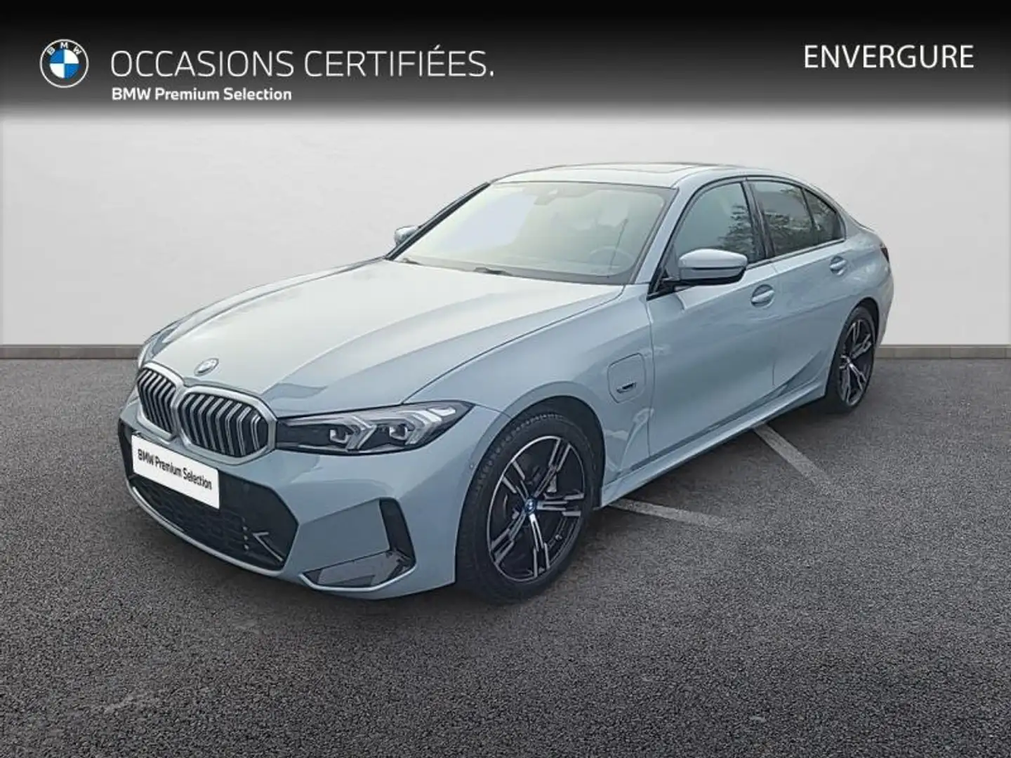 BMW 330 330eA 292ch M Sport Gris - 1