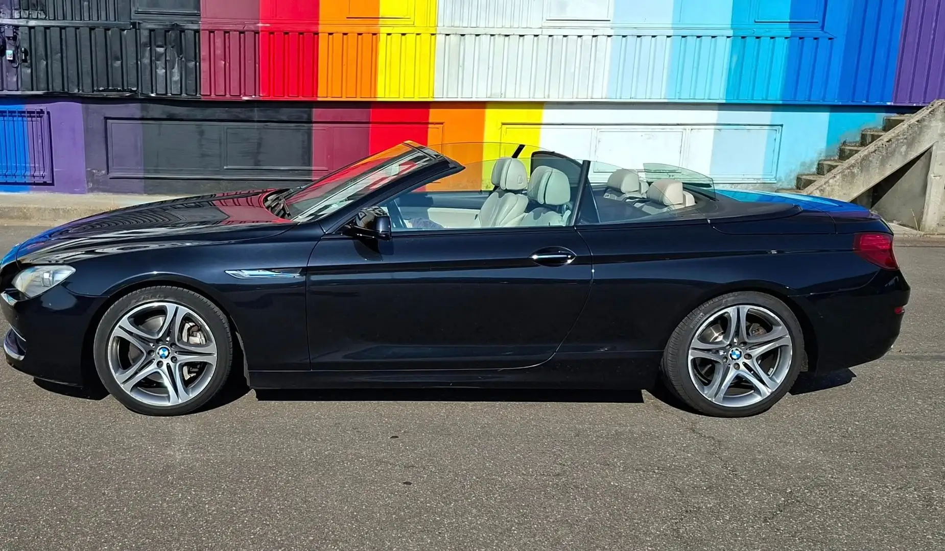 BMW 640 640i Cabrio Noir - 1