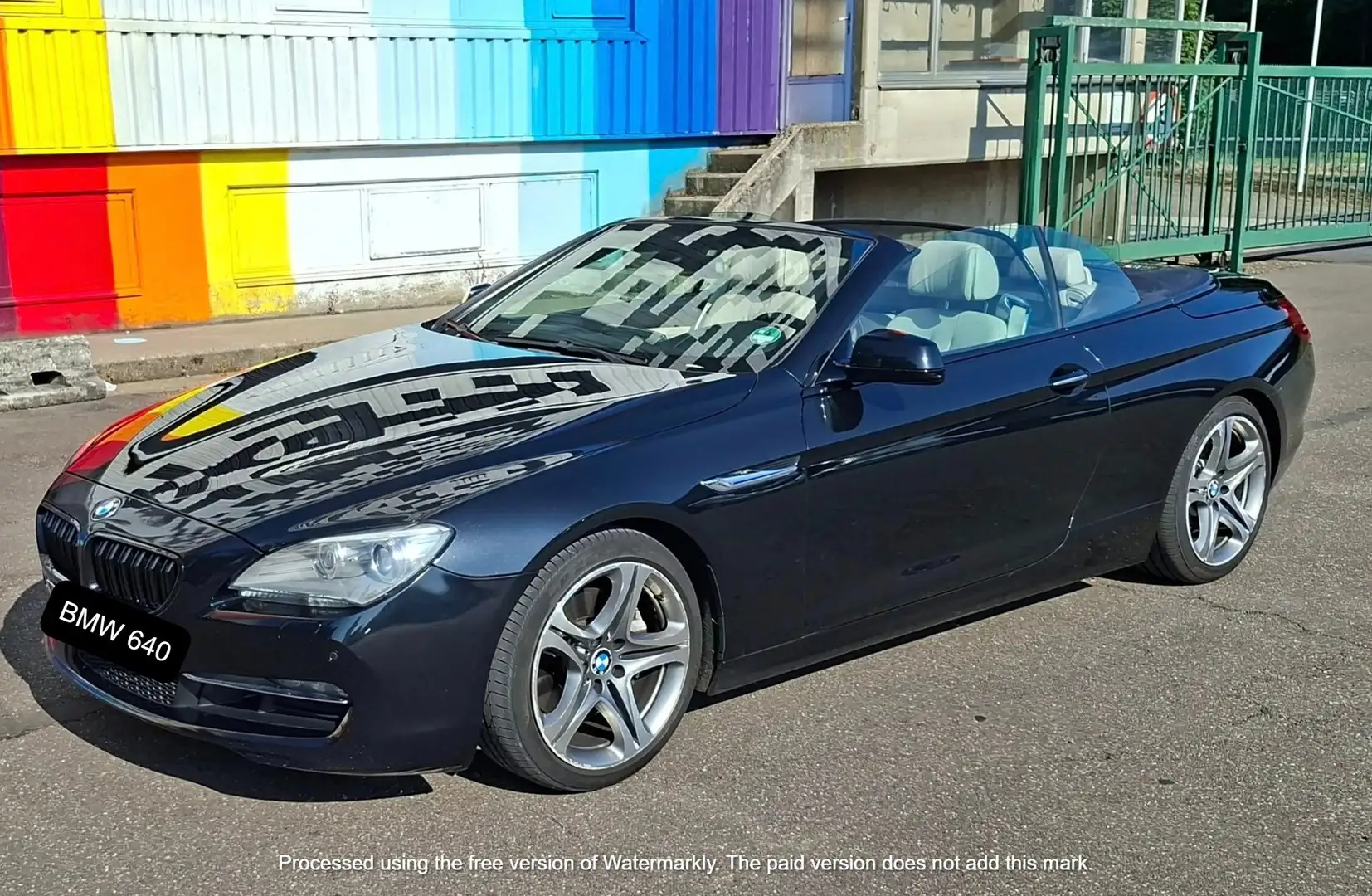BMW 640 640i Cabrio Noir - 2